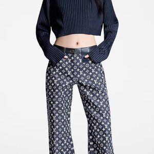 Louis Vuitton Monogram Bootcut Jeans